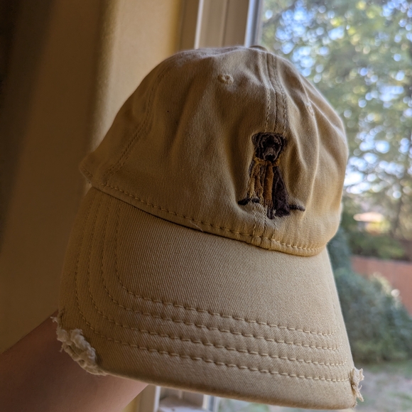 Daniel Cremieux Mustard Cap with Dog Embroidery - Picture 15 of 15